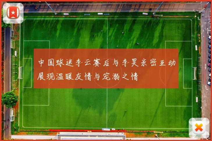 中国球迷李云赛后与李昊亲密互动展现温暖友情与宠溺之情